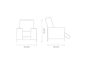 Descubre cuánto mide un sillón de 3 plazas y encuentra el tamaño